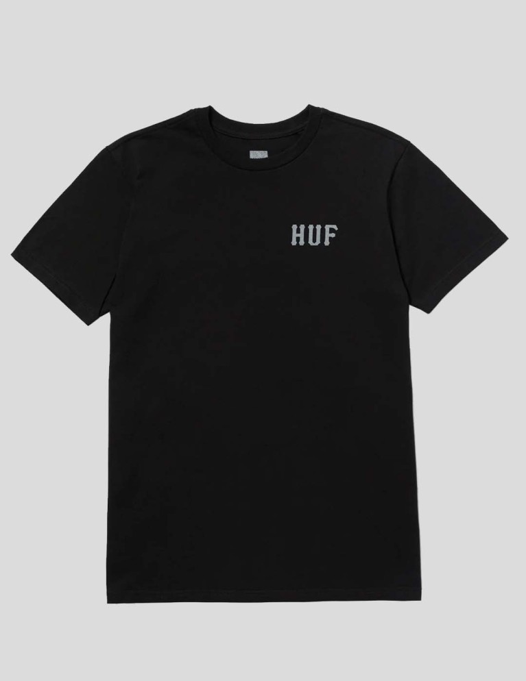 T-shirt HUF set h s / s tee nero